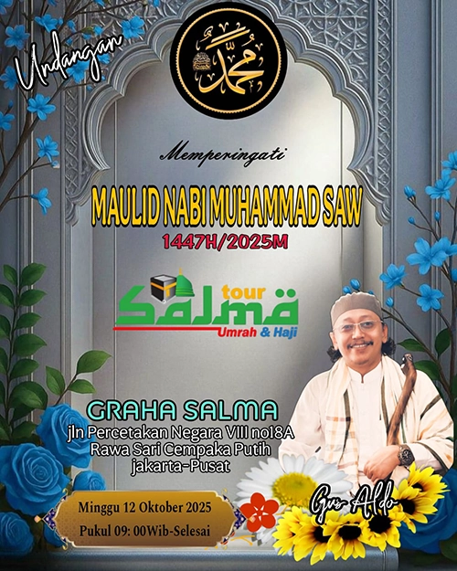 Maulid Nabi Muhammad SAW Bersama Gus Aldo - Grand Darusalam Jakrta Salma tour
